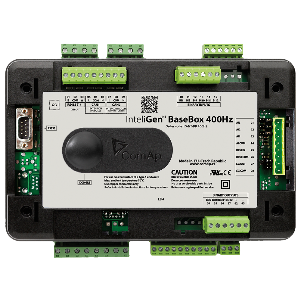 ComAp - InteliGen NT BaseBox 400 Hz